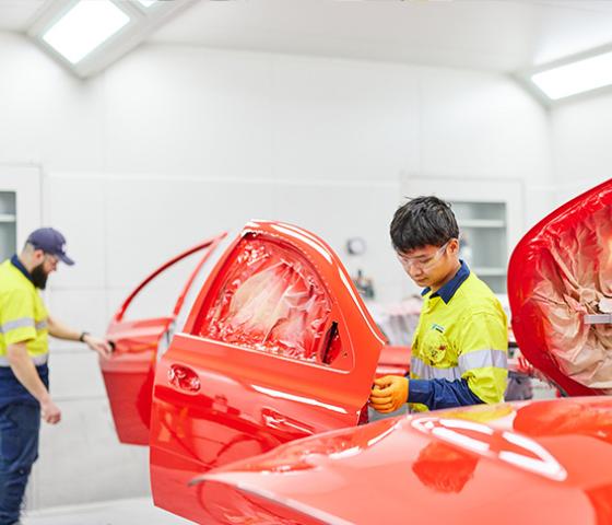 Certificate II in Automotive Body Repair Technology (Vehicle Body Painting Pre-apprenticeship)